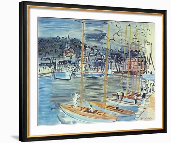 Les Bateaux-Raoul Dufy-Framed Giclee Print