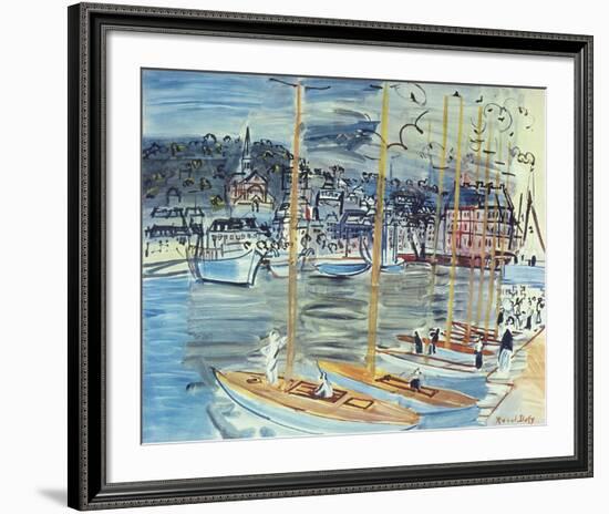 Les Bateaux-Raoul Dufy-Framed Giclee Print