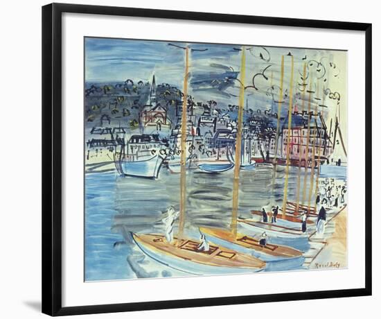 Les Bateaux-Raoul Dufy-Framed Giclee Print