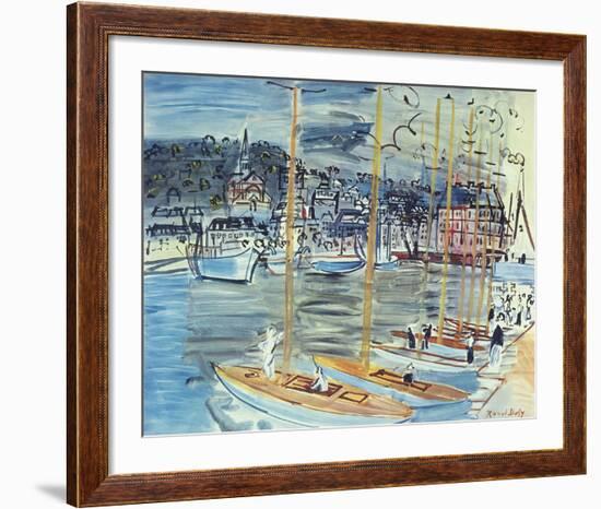 Les Bateaux-Raoul Dufy-Framed Giclee Print