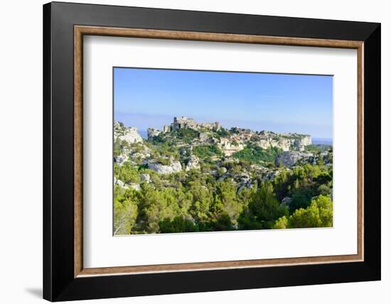 Les Baux De Provence Village and Castle. France, Europe.-stevanzz-Framed Photographic Print