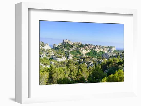 Les Baux De Provence Village and Castle. France, Europe.-stevanzz-Framed Photographic Print