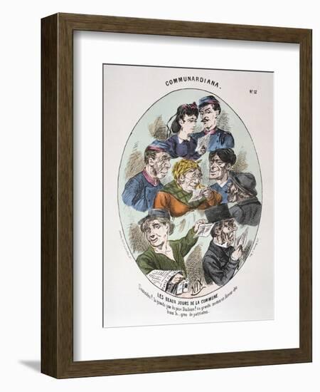 Les Beaux Jours De La Commune, 1871-null-Framed Giclee Print