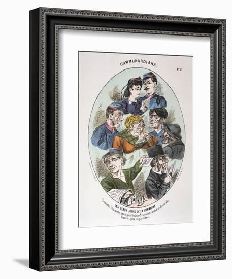 Les Beaux Jours De La Commune, 1871-null-Framed Giclee Print