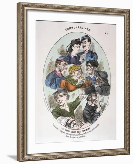 Les Beaux Jours De La Commune, 1871-null-Framed Giclee Print