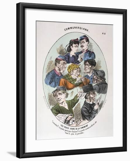 Les Beaux Jours De La Commune, 1871-null-Framed Giclee Print