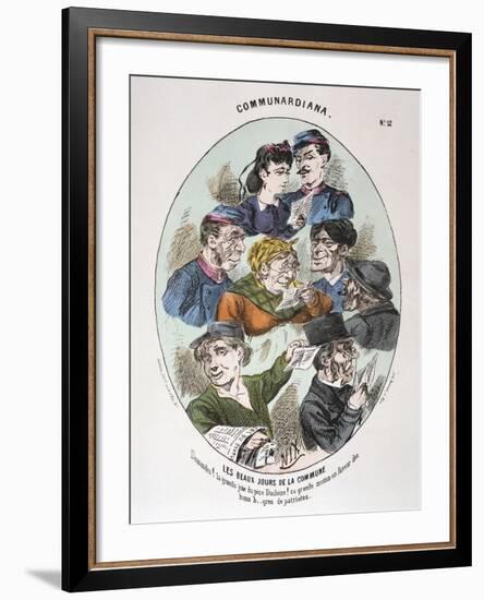 Les Beaux Jours De La Commune, 1871-null-Framed Giclee Print