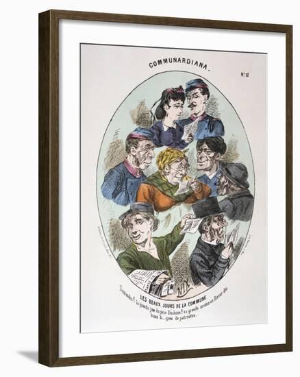 Les Beaux Jours De La Commune, 1871-null-Framed Giclee Print