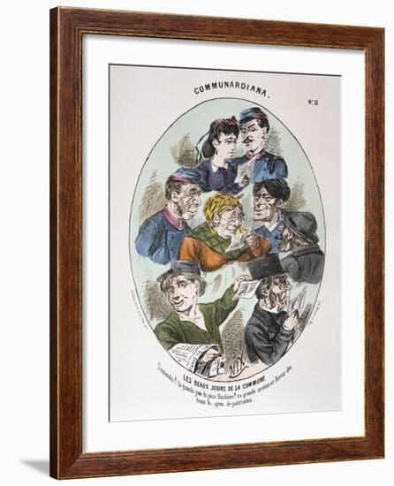 Les Beaux Jours De La Commune, 1871-null-Framed Giclee Print