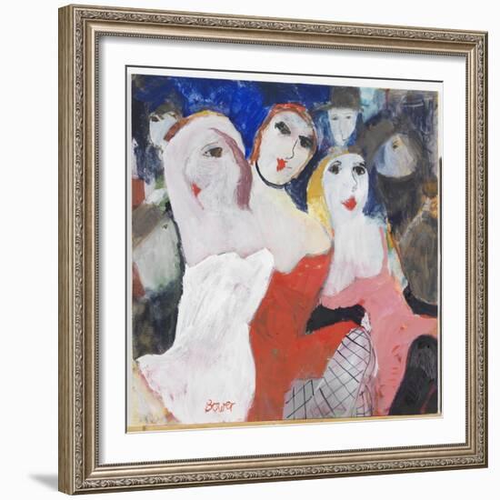 Les Belles Dames, 2009-Susan Bower-Framed Giclee Print