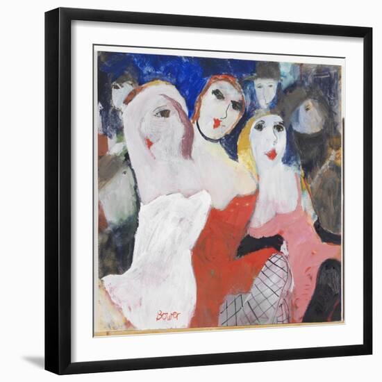 Les Belles Dames, 2009-Susan Bower-Framed Giclee Print