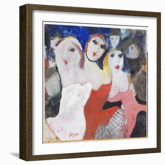 Les Belles Dames, 2009-Susan Bower-Framed Giclee Print