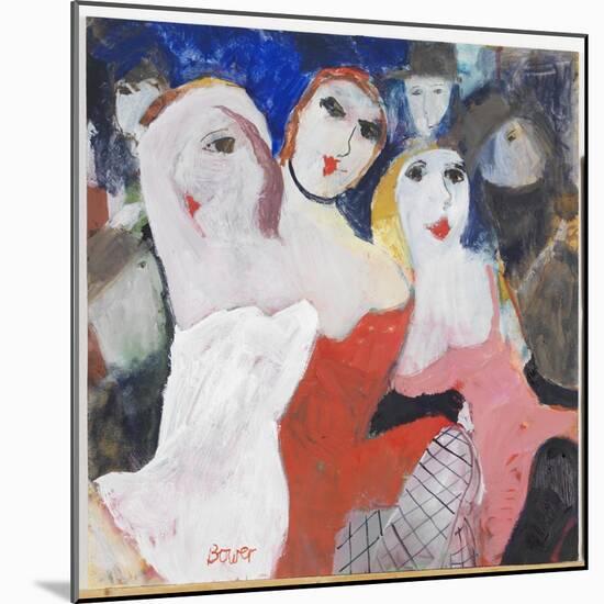 Les Belles Dames, 2009-Susan Bower-Mounted Giclee Print