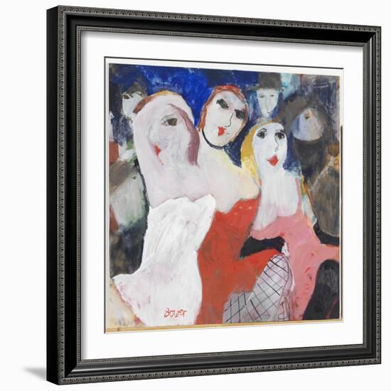 Les Belles Dames, 2009-Susan Bower-Framed Giclee Print