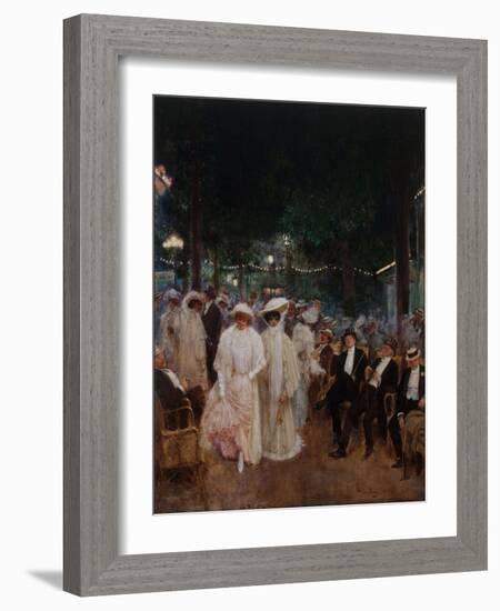 Les Belles de Nuit (au Jardin de Paris), 1905-Jean Béraud-Framed Giclee Print