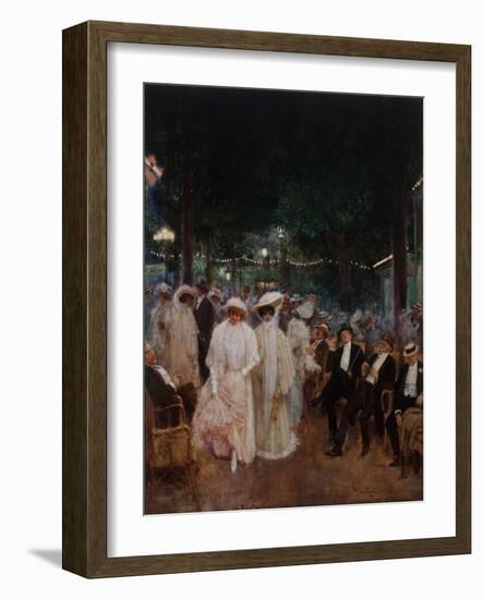 Les Belles de Nuit (au Jardin de Paris), 1905-Jean Béraud-Framed Giclee Print