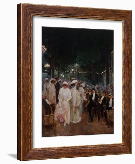 Les Belles de Nuit (au Jardin de Paris), 1905-Jean Béraud-Framed Giclee Print