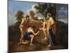 Les Bergers D'Arcadie (Shepherds of Arcadia), also Called Et in Arcadia Ego-Nicolas Poussin-Mounted Giclee Print