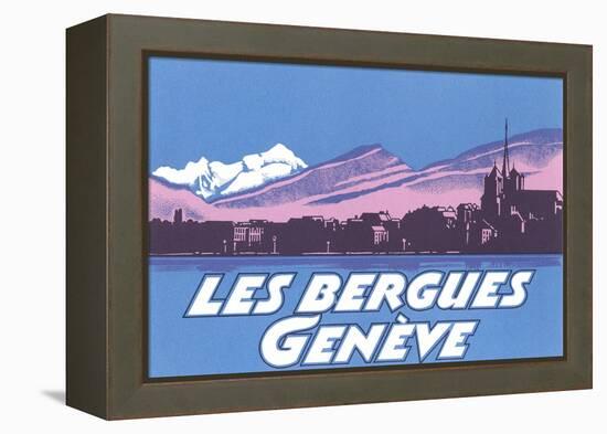 Les Berguies Geneve Poster-null-Framed Stretched Canvas