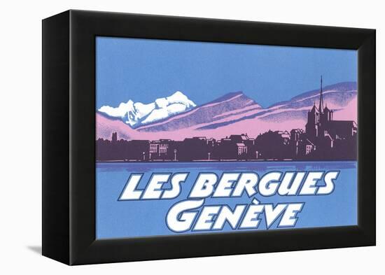 Les Berguies Geneve Poster-null-Framed Stretched Canvas