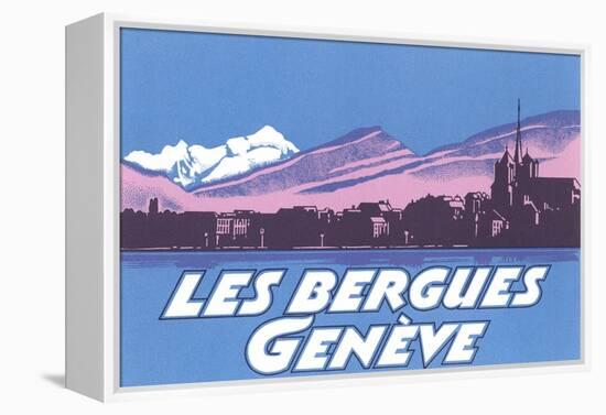 Les Berguies Geneve Poster-null-Framed Stretched Canvas