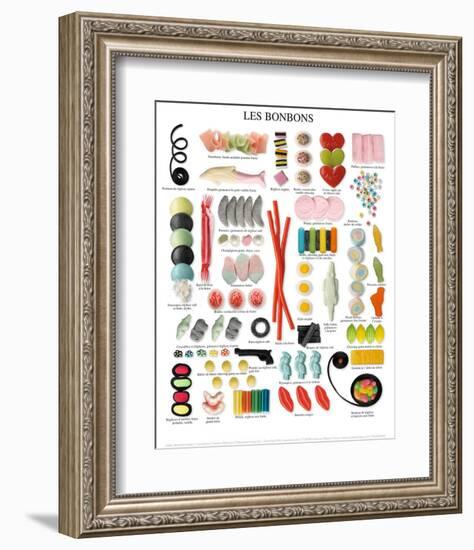 Les Bonbons-null-Framed Art Print