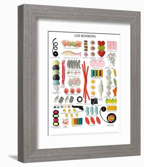 Les Bonbons-null-Framed Art Print