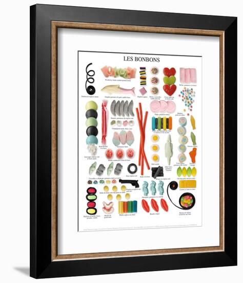 Les Bonbons-null-Framed Art Print