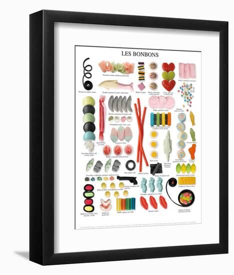 Les Bonbons-null-Framed Art Print