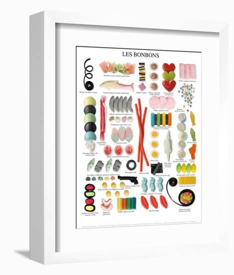 Les Bonbons-null-Framed Art Print