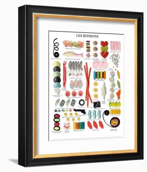 Les Bonbons-null-Framed Art Print