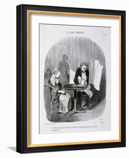 Les Bons Bourgeois-Honore Daumier-Framed Giclee Print