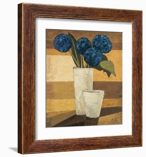 Les Boules Bleues-Karsten Kirchner-Framed Art Print