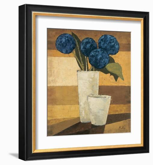 Les Boules Bleues-Karsten Kirchner-Framed Art Print