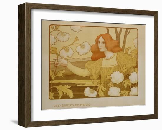 Les Boules de Neige, circa 1900-Paul Berthon-Framed Giclee Print