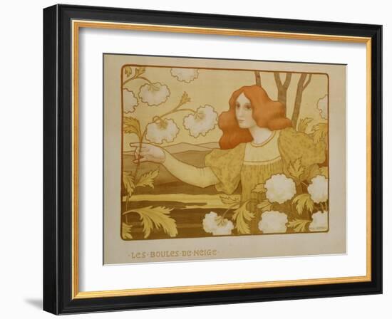 Les Boules de Neige, circa 1900-Paul Berthon-Framed Giclee Print