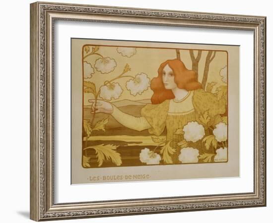 Les Boules de Neige, circa 1900-Paul Berthon-Framed Giclee Print