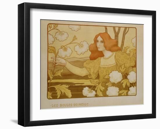 Les Boules de Neige, circa 1900-Paul Berthon-Framed Giclee Print