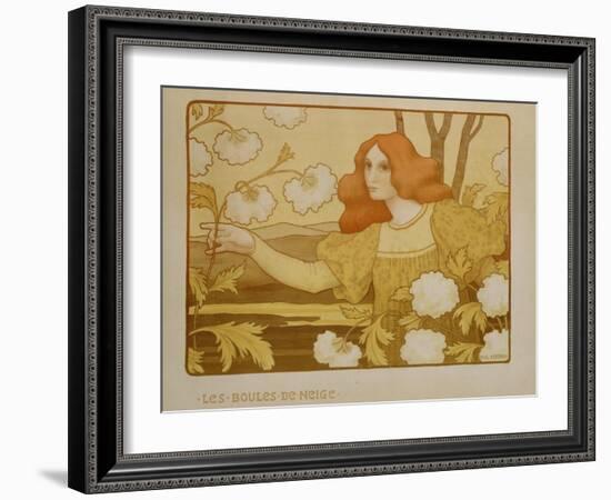 Les Boules de Neige, circa 1900-Paul Berthon-Framed Giclee Print