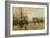 Les Boulevards, Paris-Eugene Galien-Laloue-Framed Giclee Print