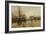 Les Boulevards, Paris-Eugene Galien-Laloue-Framed Giclee Print