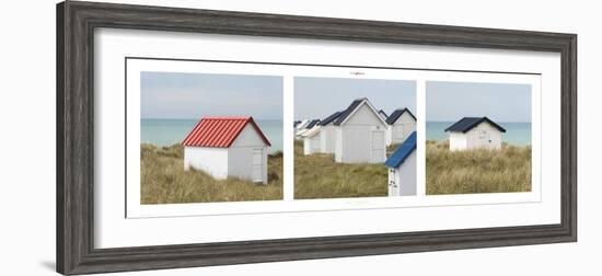 Les Cabanons-Philip Plisson-Framed Art Print