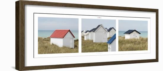 Les Cabanons-Philip Plisson-Framed Art Print