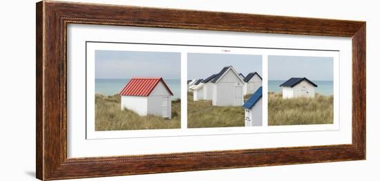 Les Cabanons-Philip Plisson-Framed Art Print