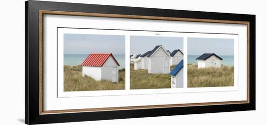 Les Cabanons-Philip Plisson-Framed Art Print