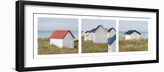 Les Cabanons-Philip Plisson-Framed Art Print