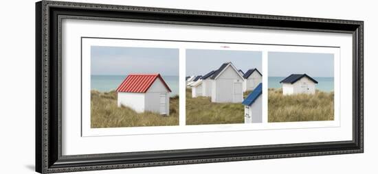 Les Cabanons-Philip Plisson-Framed Art Print