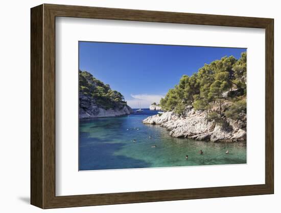 Les Calanques Port Pin, Provence-Alpes-Cote D'Azur-Markus Lange-Framed Photographic Print