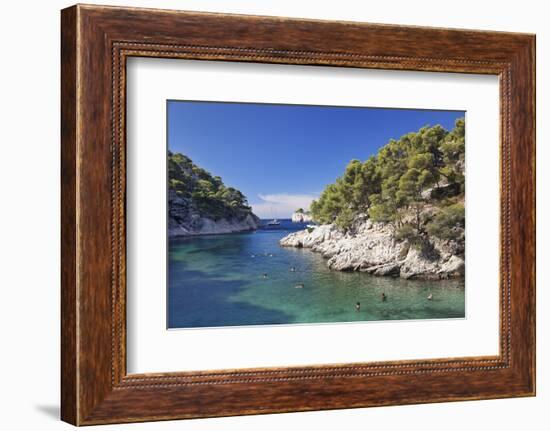 Les Calanques Port Pin, Provence-Alpes-Cote D'Azur-Markus Lange-Framed Photographic Print