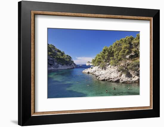 Les Calanques Port Pin, Provence-Alpes-Cote D'Azur-Markus Lange-Framed Photographic Print